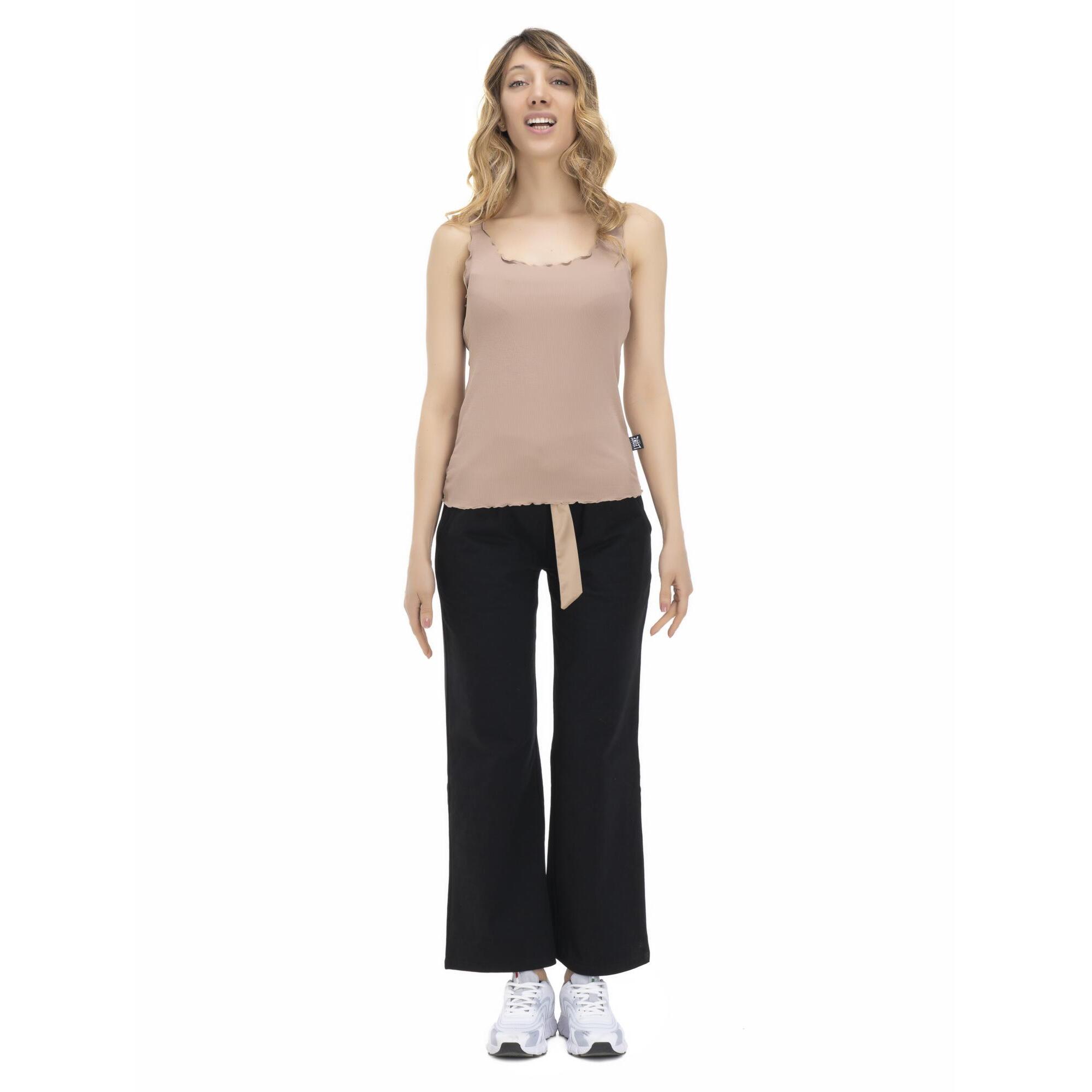 Camiseta de tirantes para mujer Tonos tierra