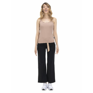 Camiseta de tirantes para mujer Tonos tierra