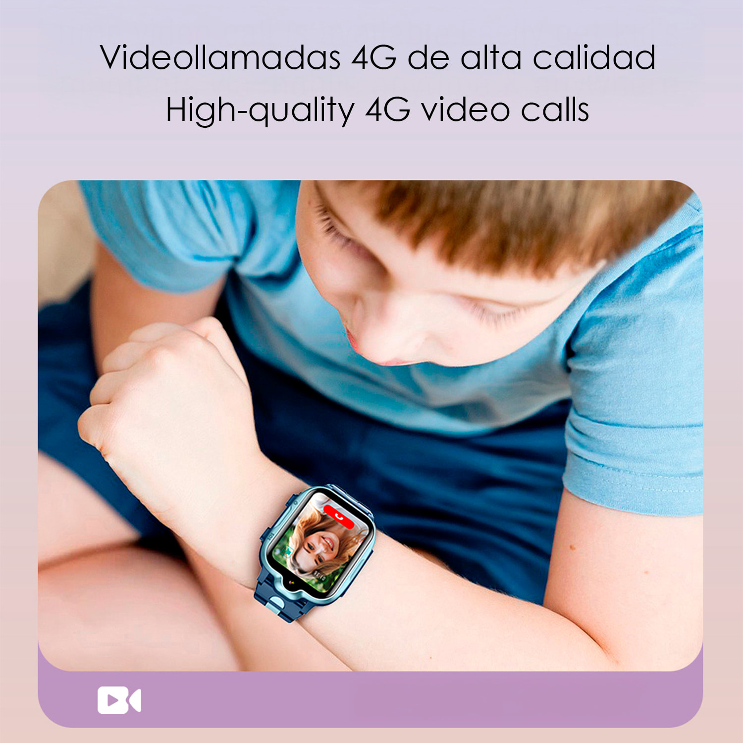 Smartwatch K15 4G GPS. Localización especial para niños, con cámara, función de rastreo, escucha remota, llamadas SOS y video llamada.