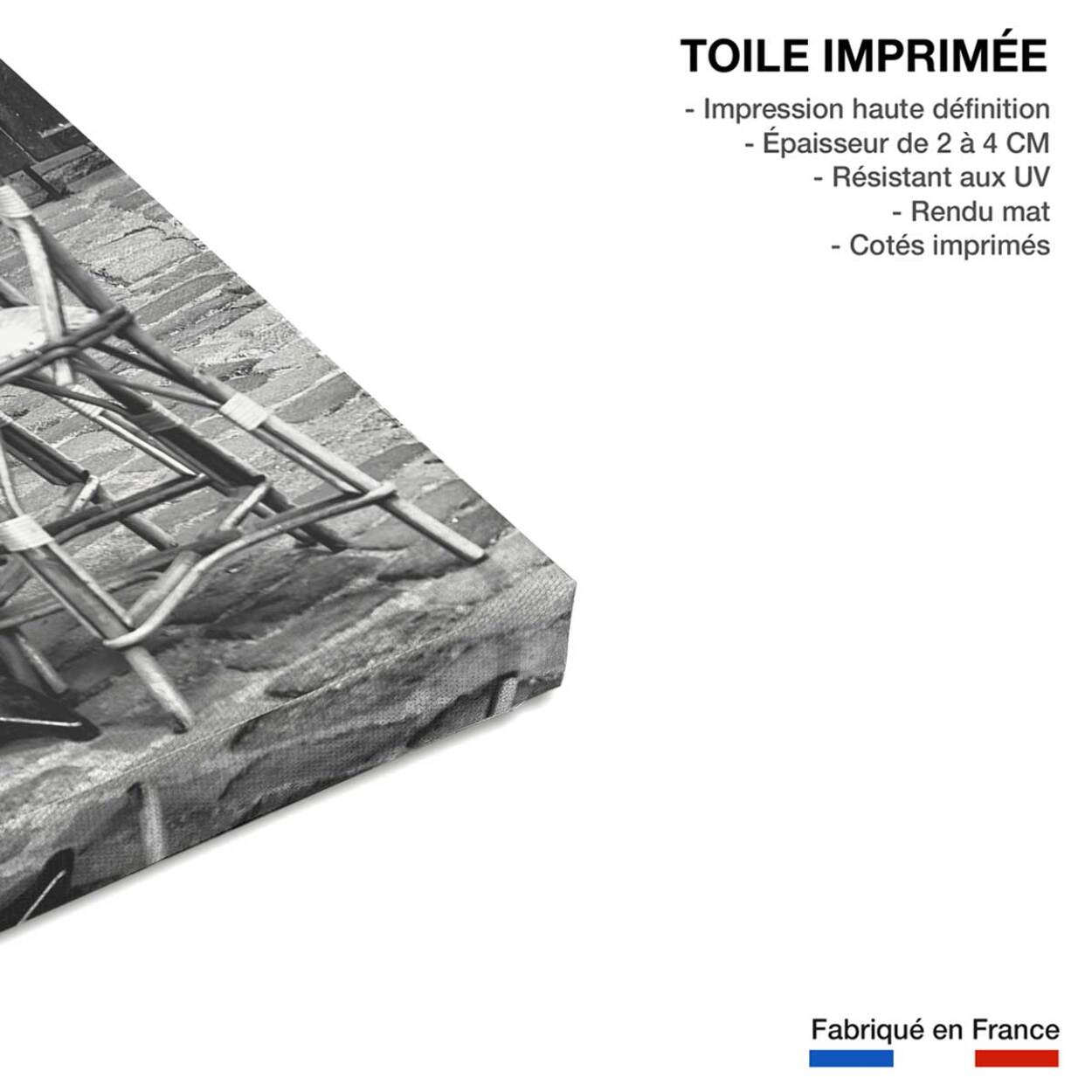 Tableau Paris le café Parisien Toile imprimée