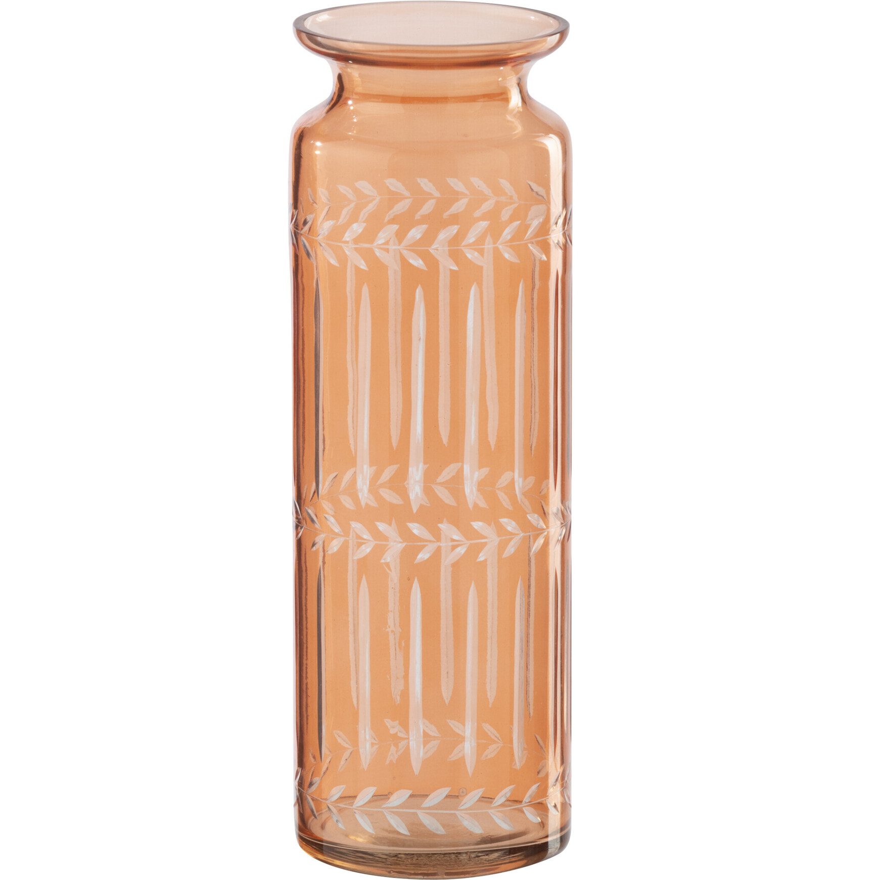 J-Line Vase - verre - orange - small