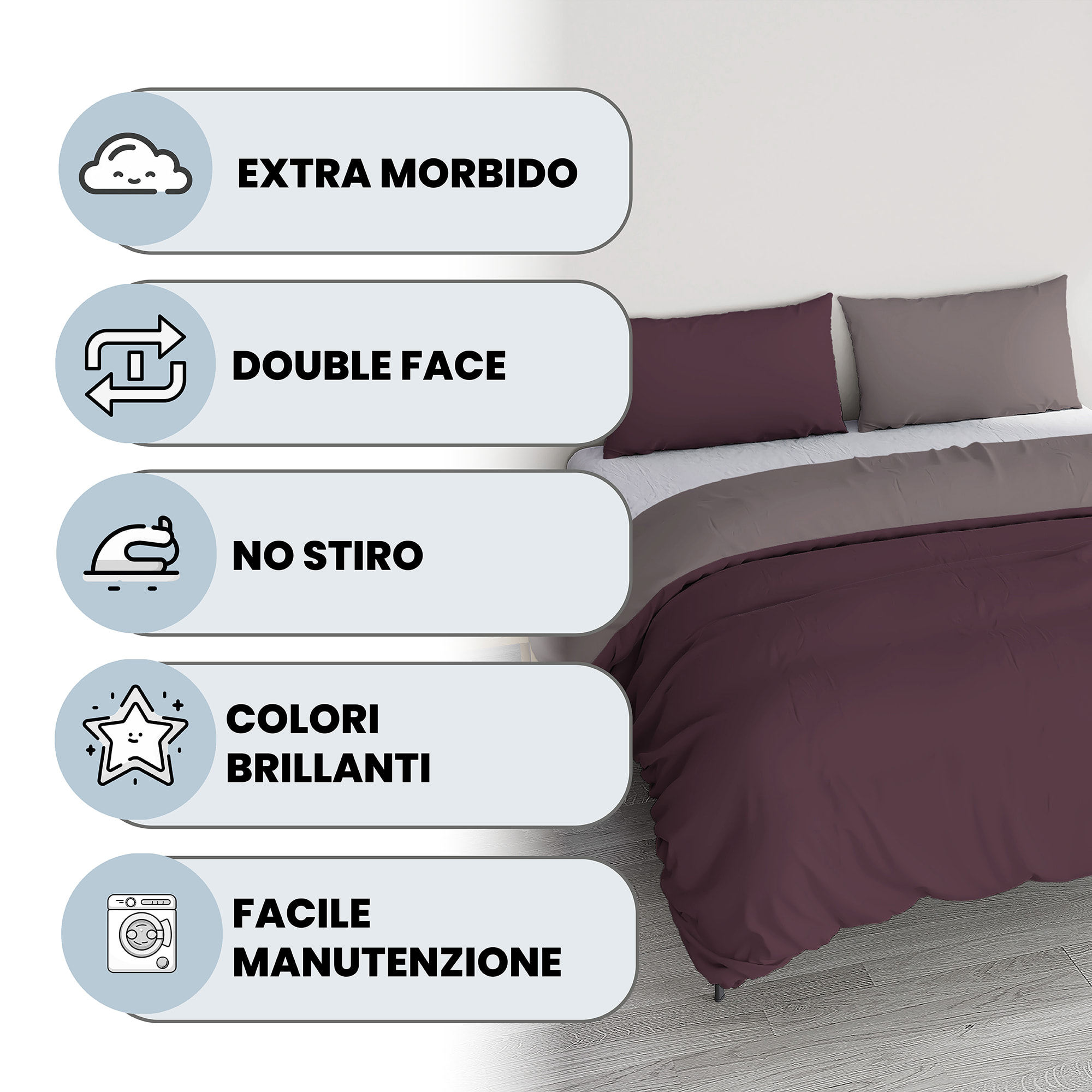 PARURE COPRIPIUMINO ZOE SINGOLO