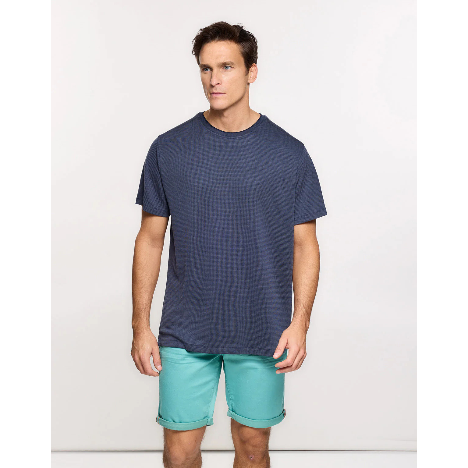 Camiseta Manga Corta Azul Marino - Pulsaro