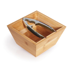 Ciotola con Schiaccianoci Excelsa – Eco Living, Bambù e Zama Beige