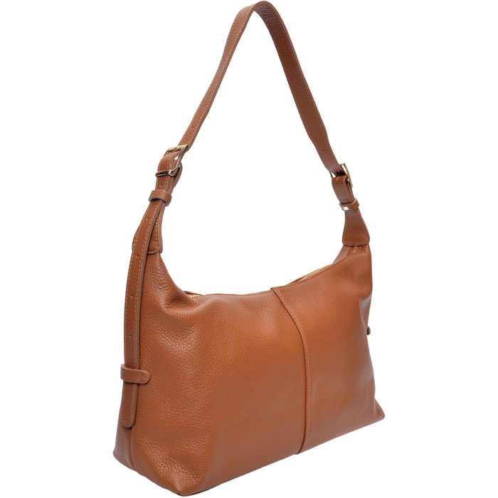 Borsa a tracolla Anna Luchini Cammello