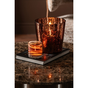 J-Line chandelier - verre - marron - medium
