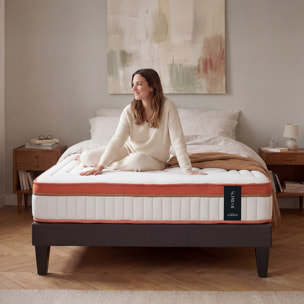Matelas Mémoire de Forme Suprême, Mousse Haute Densité & Hyper Soft, 24 cm, Accueil Tonique, Soutien Ferme