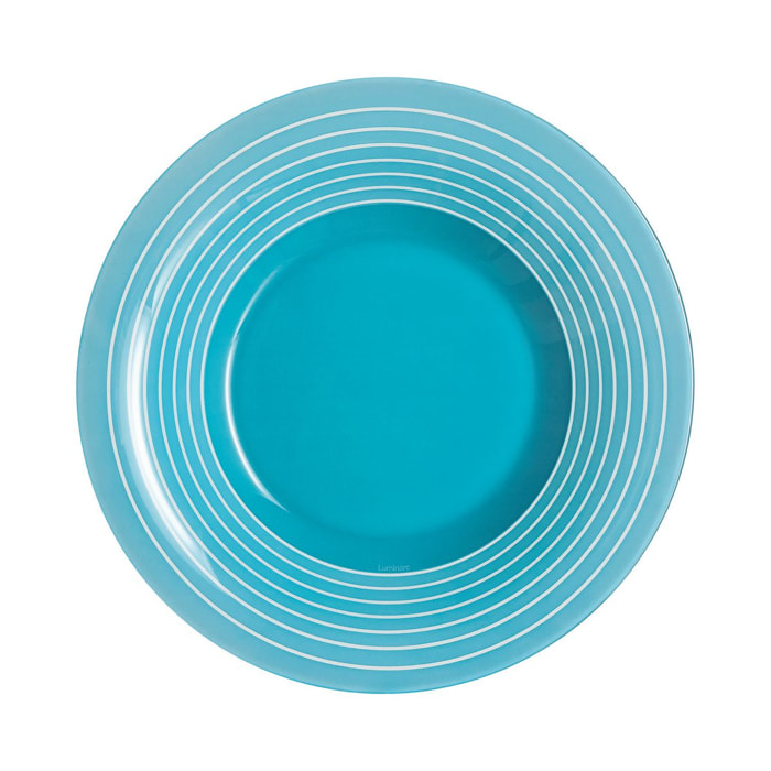 Assiette creuse bleue 21.5 cm Factory - Luminarc