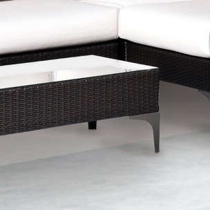 Mesa de centro de jardín – Ratán sintético