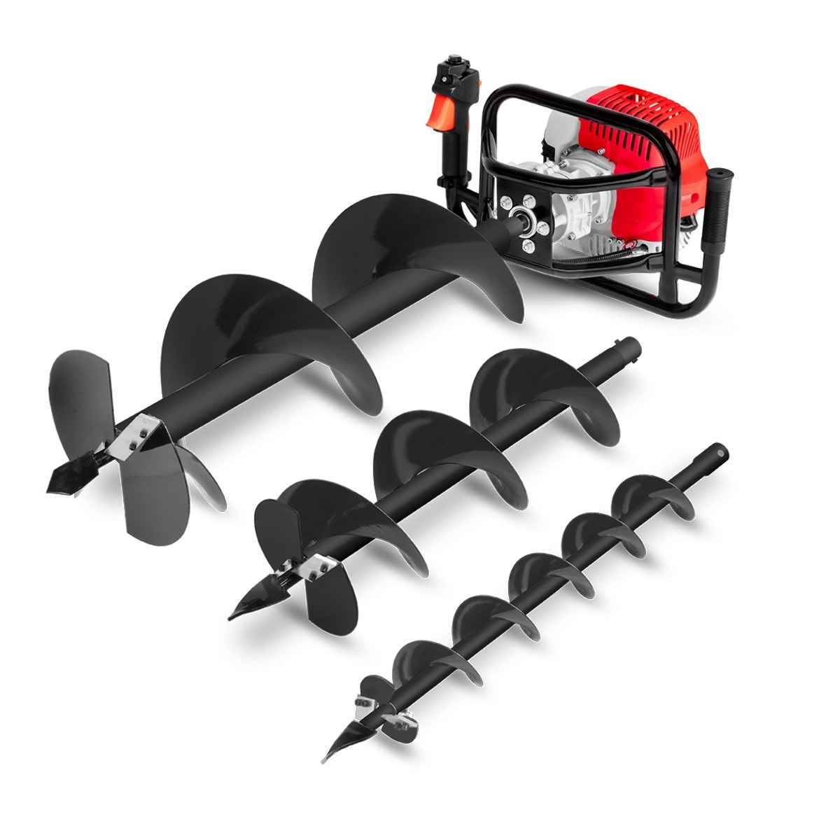 Ahoyador de gasolina motor de 2 tiempos 75cc que rinde 5,2cv - Greencut GD750X-3S