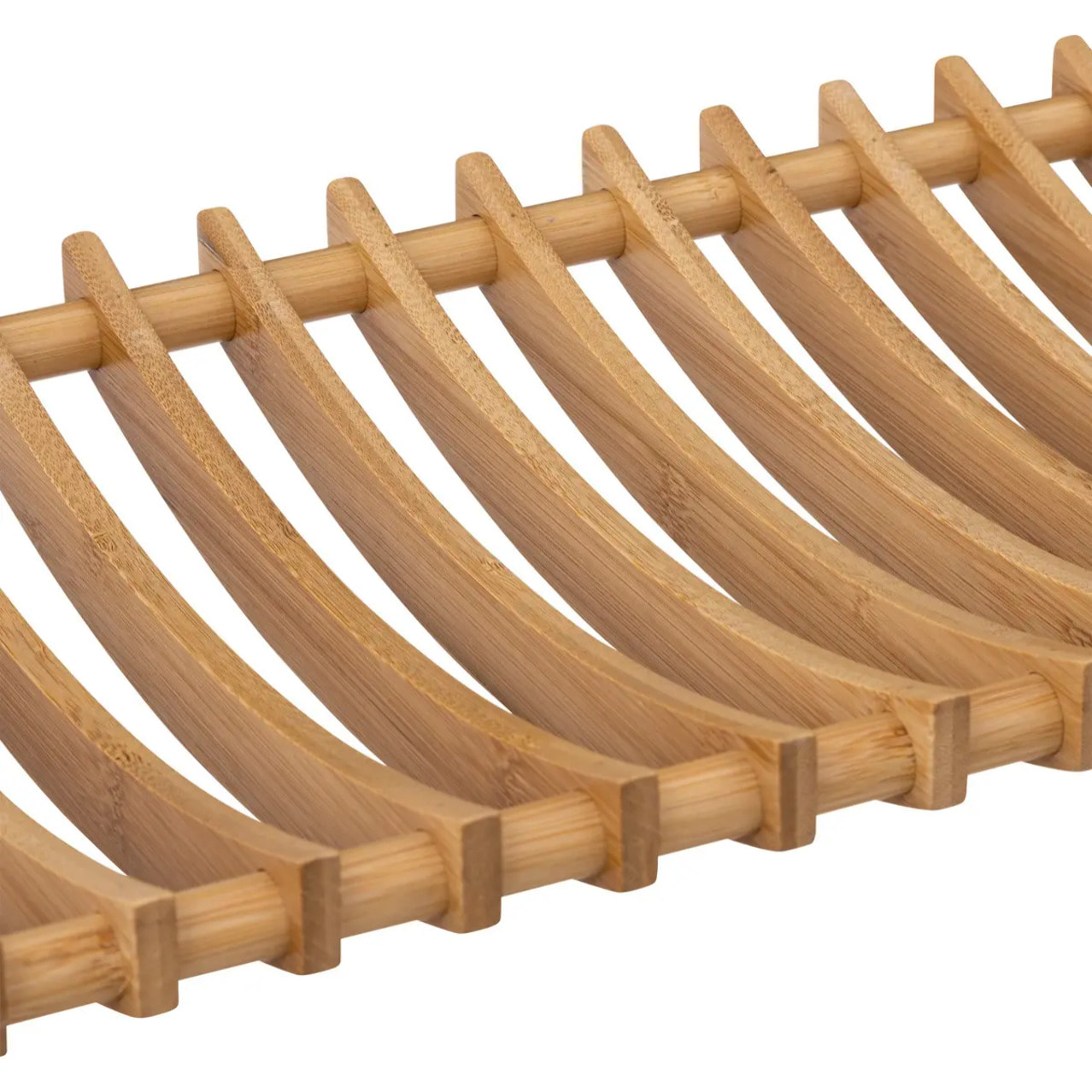 Égouttoir 2 niveaux et couverts bambou