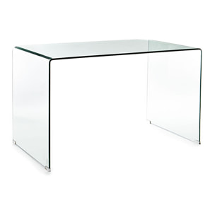 Bureau Tomasucci BEND, en verre, 126 × 70 × 74 cm