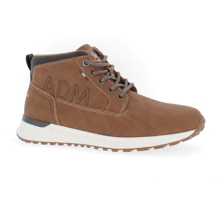 Armata di Mare Scarpe Uomo Stivaletti Hiking Ankle Boots Stringati con Soletta Rimovibile in Memory Foam AMU W23L446 Cognac