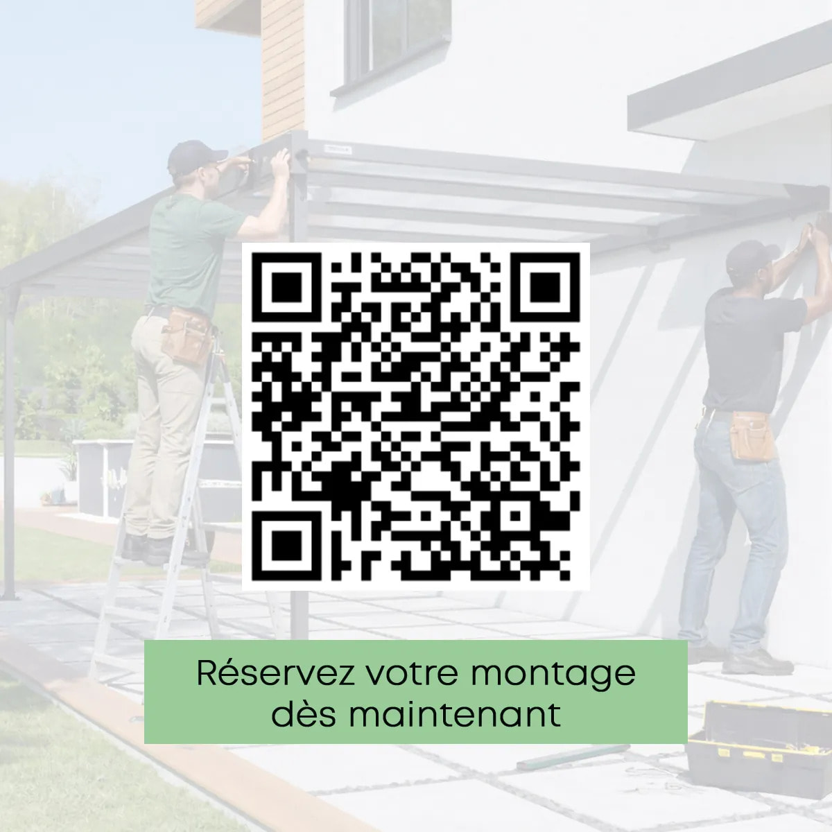 Carport adossé aluminium Trigano - Mistral Wall - 15 m²