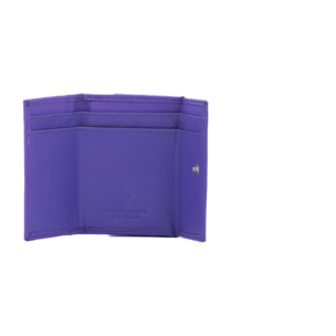 Portafoglio donna - Modello False - Ecopelle e poliestere - 10.0 x 7.5 x 2.0 cm