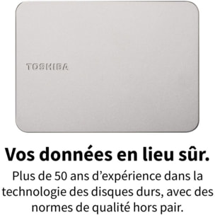 Disque dur externe TOSHIBA 4 To Canvio FLex Silver USBC A