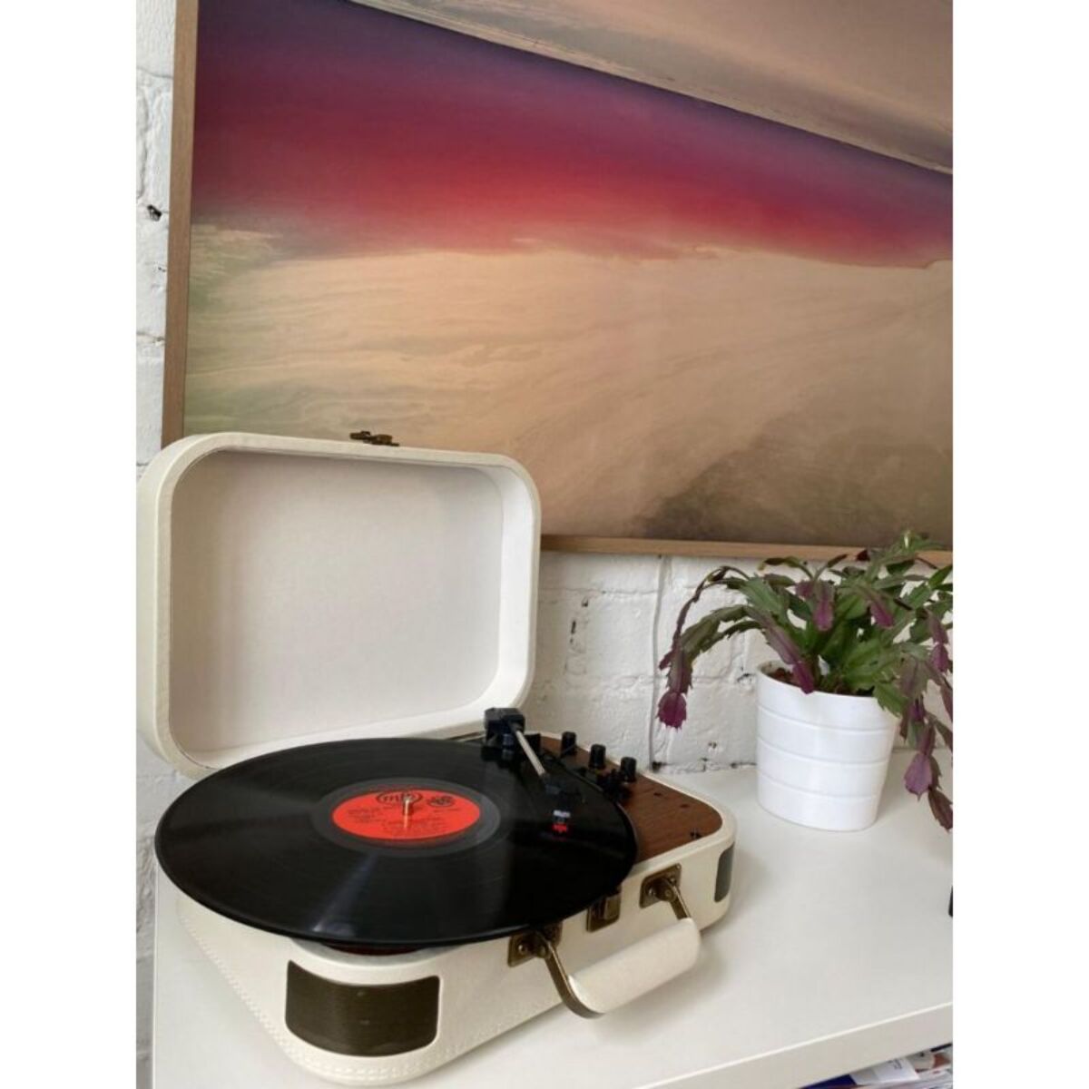 Platine vinyle ESSENTIELB TT-B300BT beige