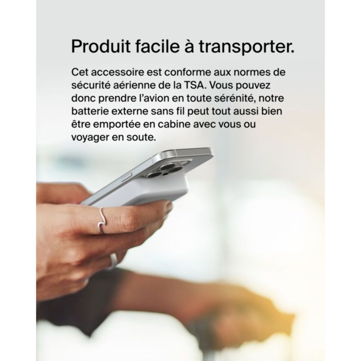Batterie externe BELKIN 10000 mAh 15W MagSafe avec support