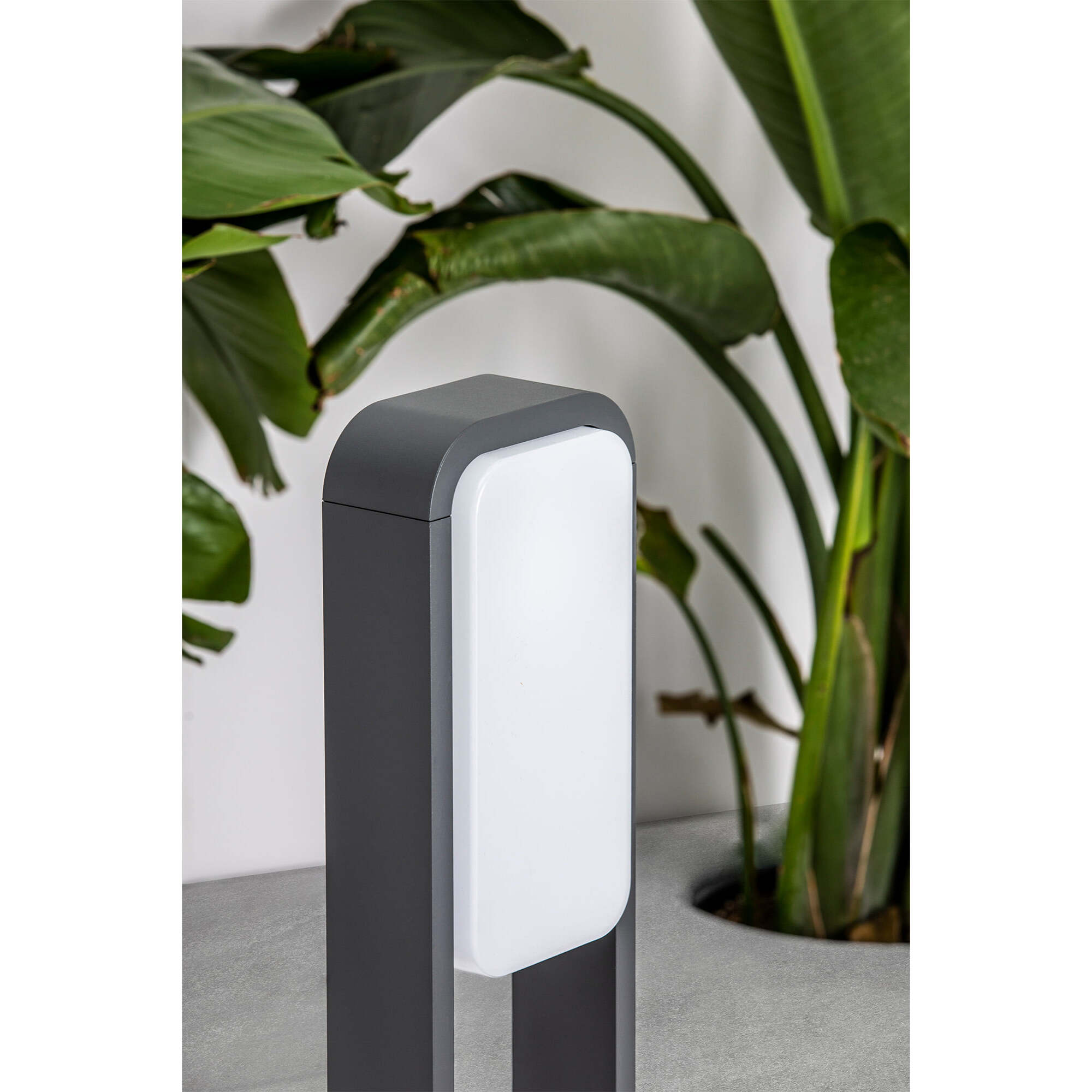 STICKER LED Lampe balise gris fonce
