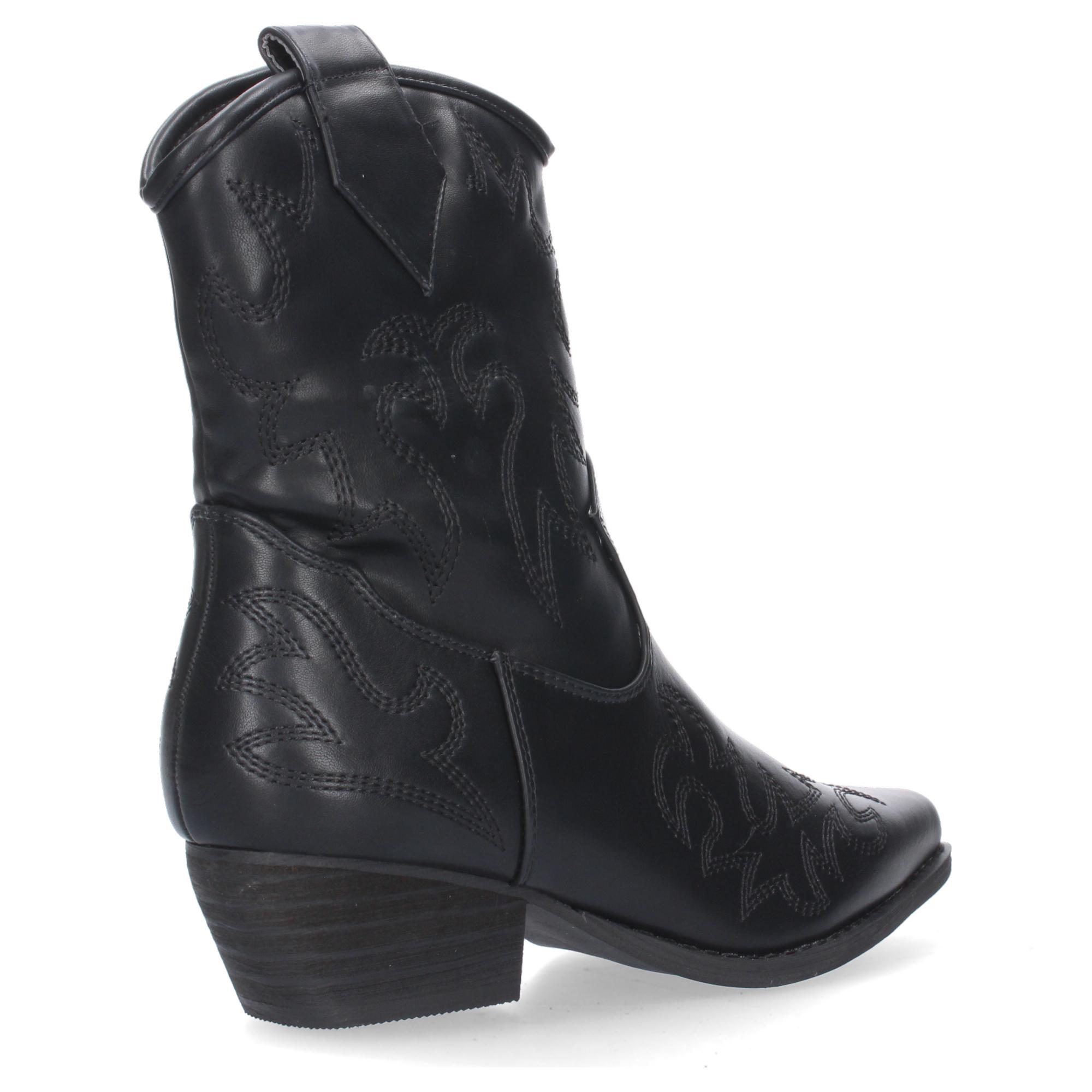 Botin de tacon comodo para mujer