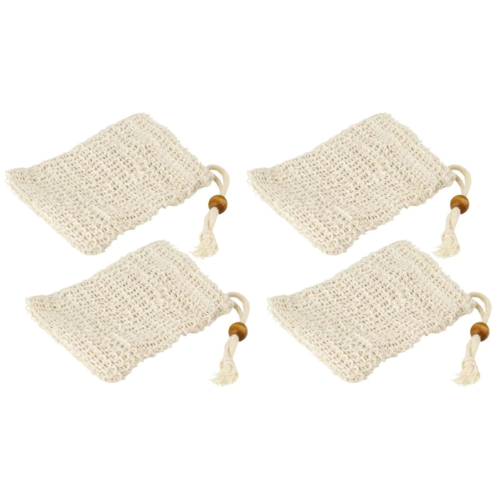 Lot de 4 porte savon en plastique Fackelmann Tecno