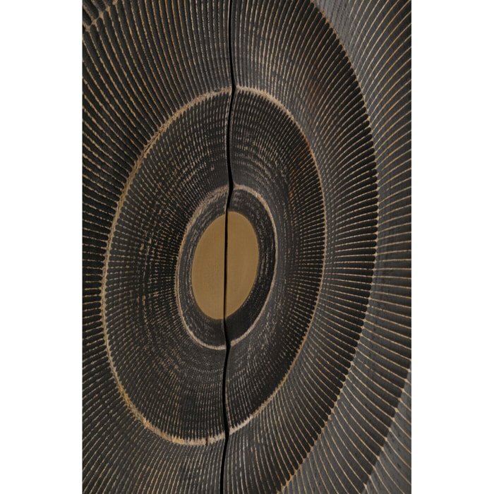 Buffet Madeira 2 portes noir Kare Design