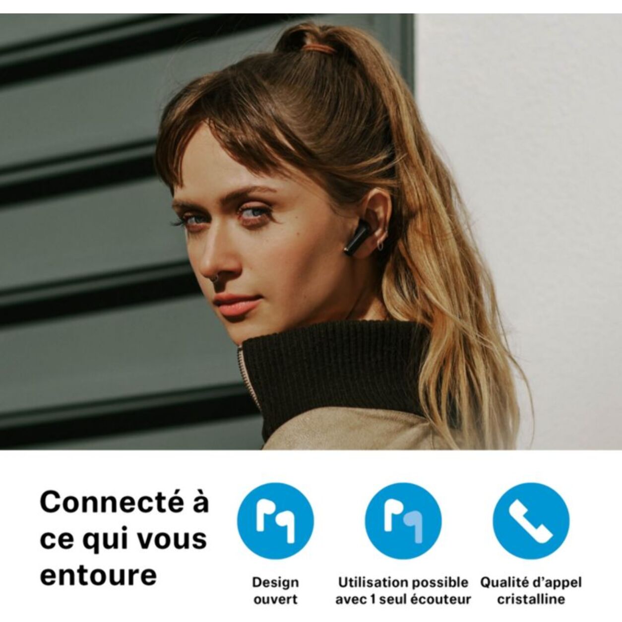 Ecouteurs SENNHEISER Accentum Open Creme