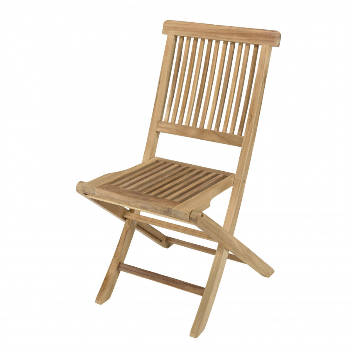 HARRIS - Ensemble de 2 chaises de jardin Java en bois Teck