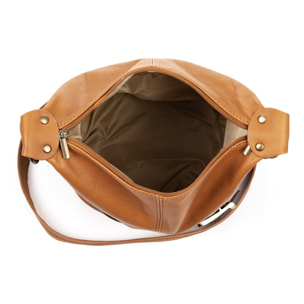 Borsa a tracolla da donna Alvito. Vera pelle-Sauvage.