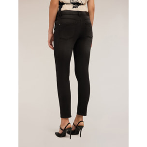 Motivi - Jeans ajustados con botones - Negro