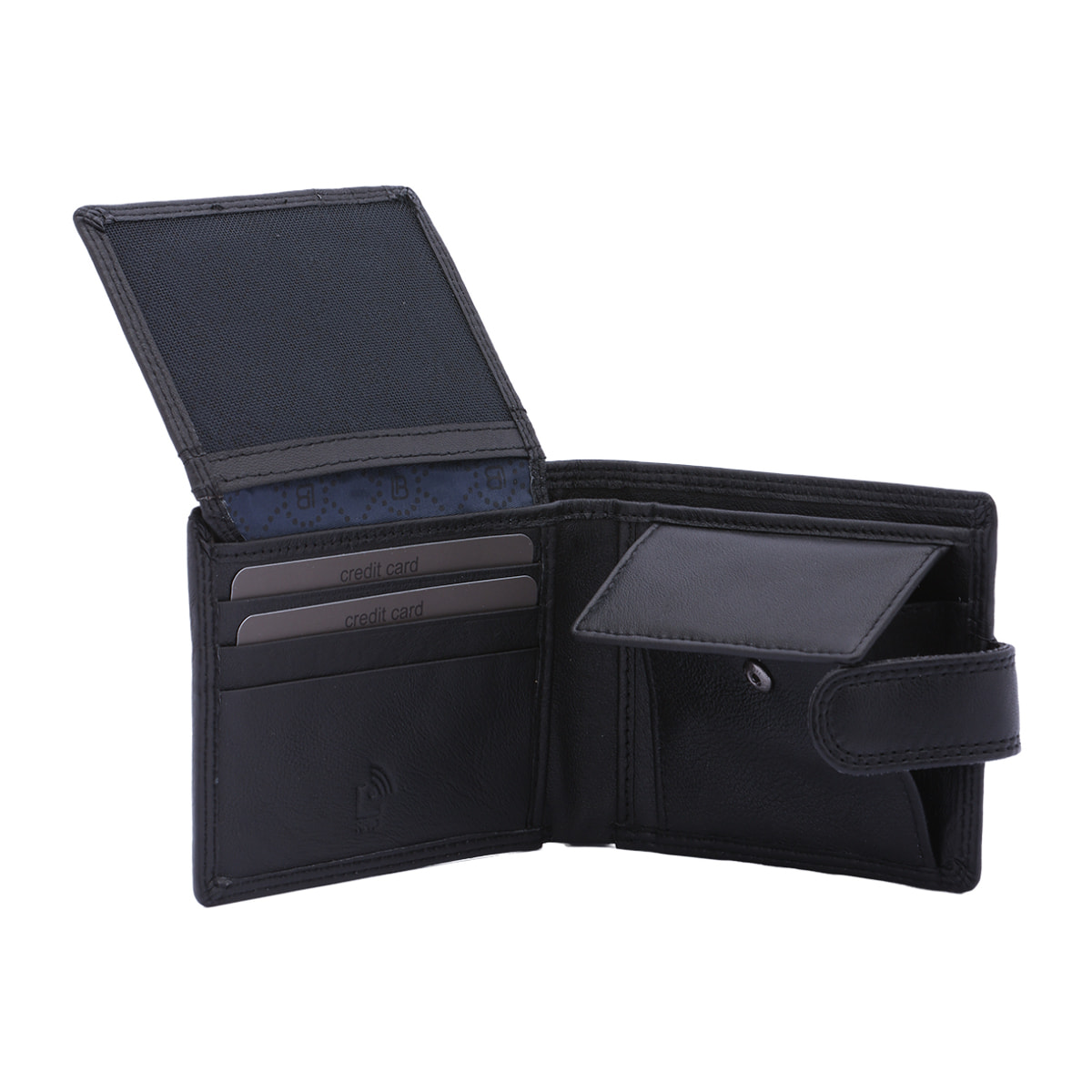 Portafoglio  da uomo In Vera pelle Made in Italy 9x11x2,5 cm