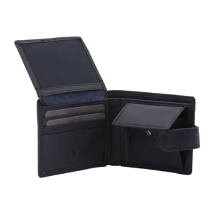 Portafoglio  da uomo In Vera pelle Made in Italy 9x11x2,5 cm