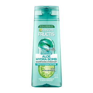Lot de 12 - Garnier Fructis Shampooing Hydra Bomb aloe vera 300ml