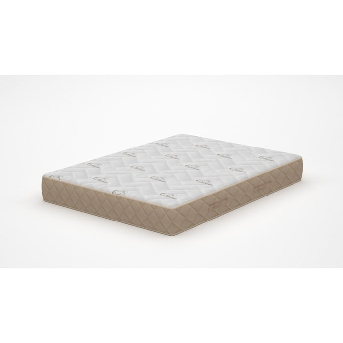 Materasso 800 molle insacchettate e memoryfoam,ergonomico 90x200x25 cm