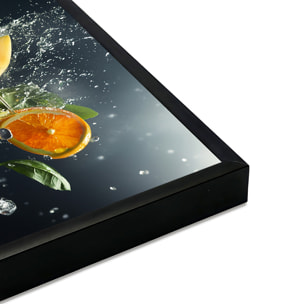 Affiche trio de jus Affiche + cadre en métal - Noir