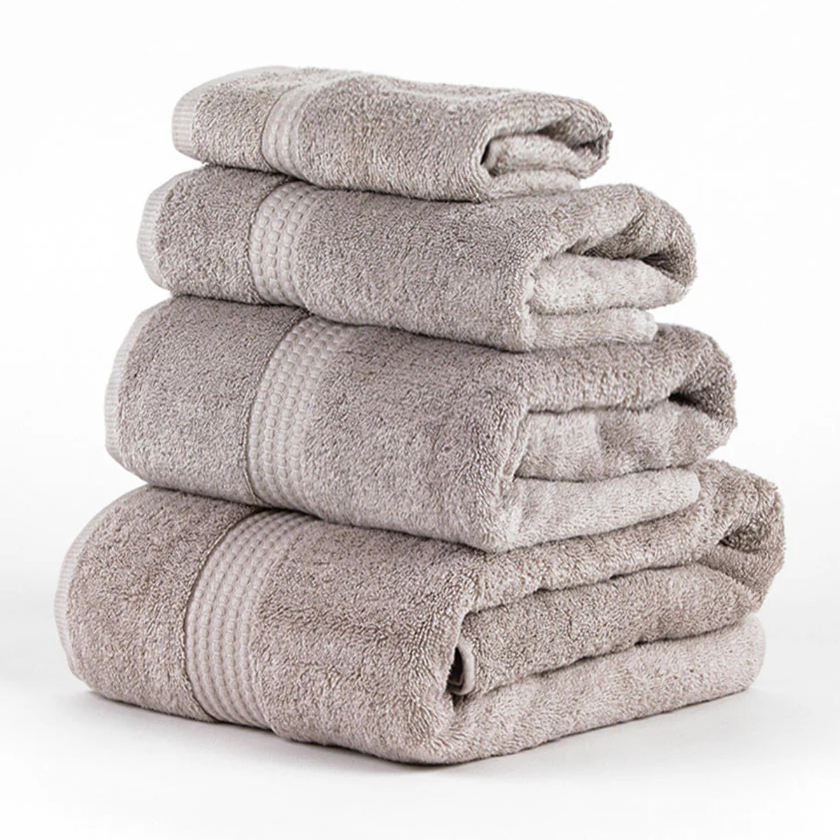 Toalla de baño 700gr gris perla