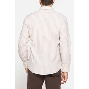 CAMICIA BUTTON-DOWN CON MANICA LUNGA E TASCHINO