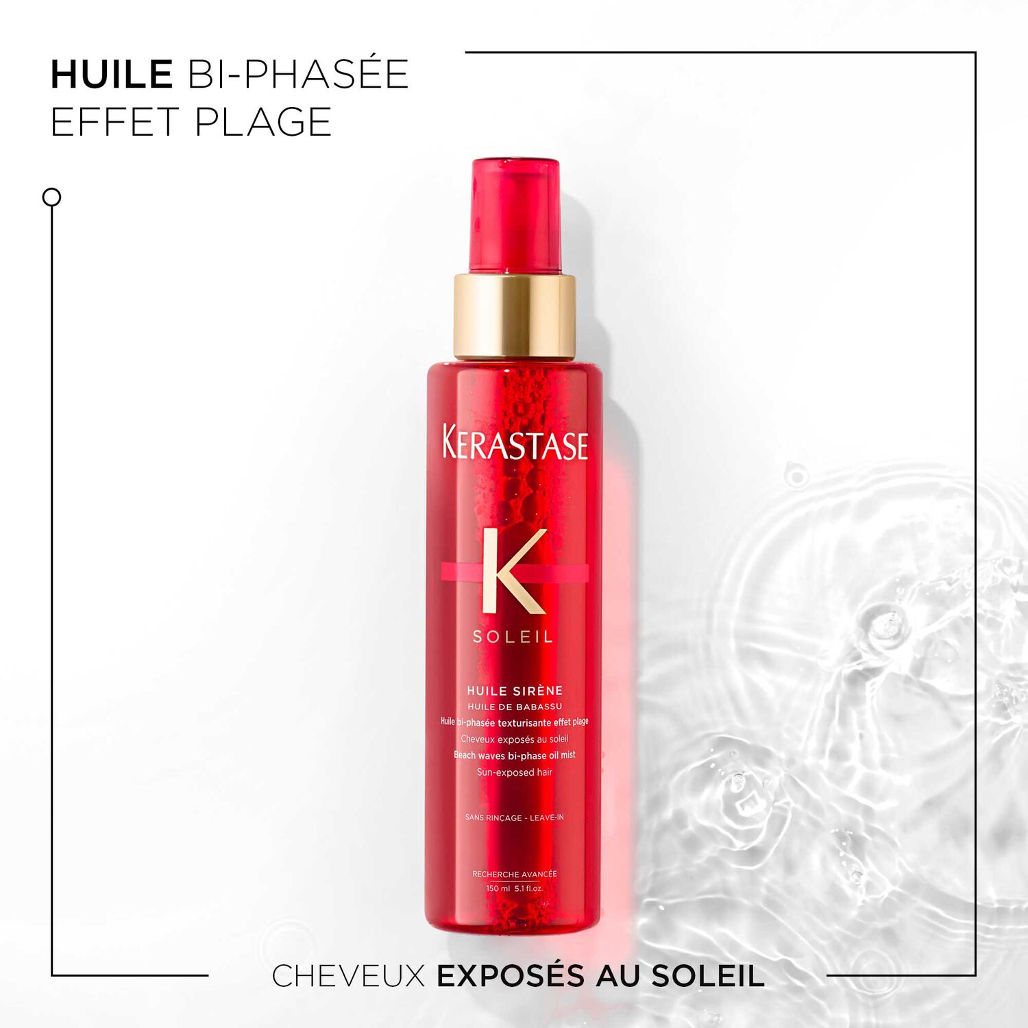 Soleil Réparation - Huile spray d'été hybride sans rinçage