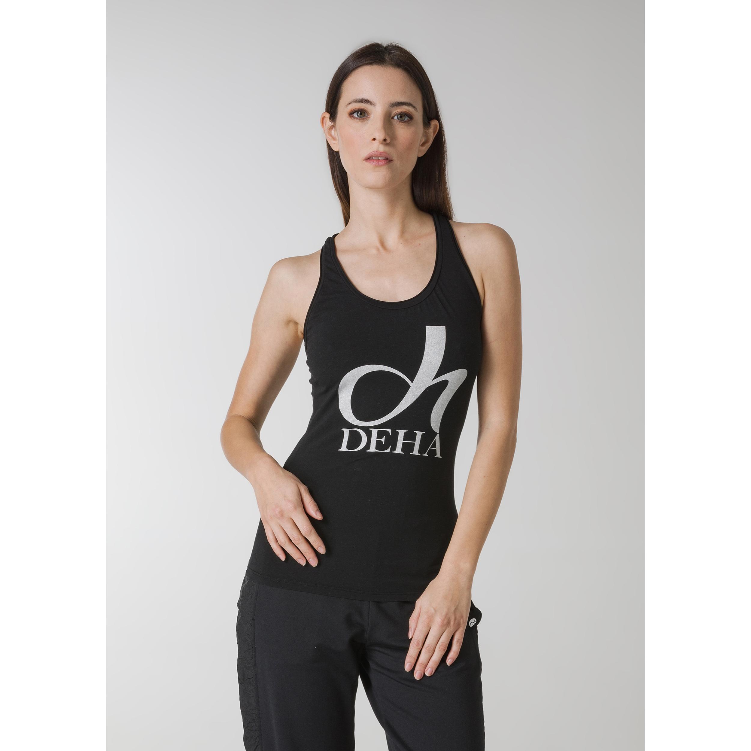 DEHA - Canottiera GRAPHIC STRETCH TANK TOP in cotone per donna