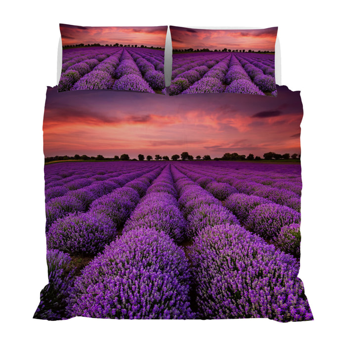 PARURE COPRIPIUMINO GOODNIGHT - STAMPA DIGITALE 100% Microfibra