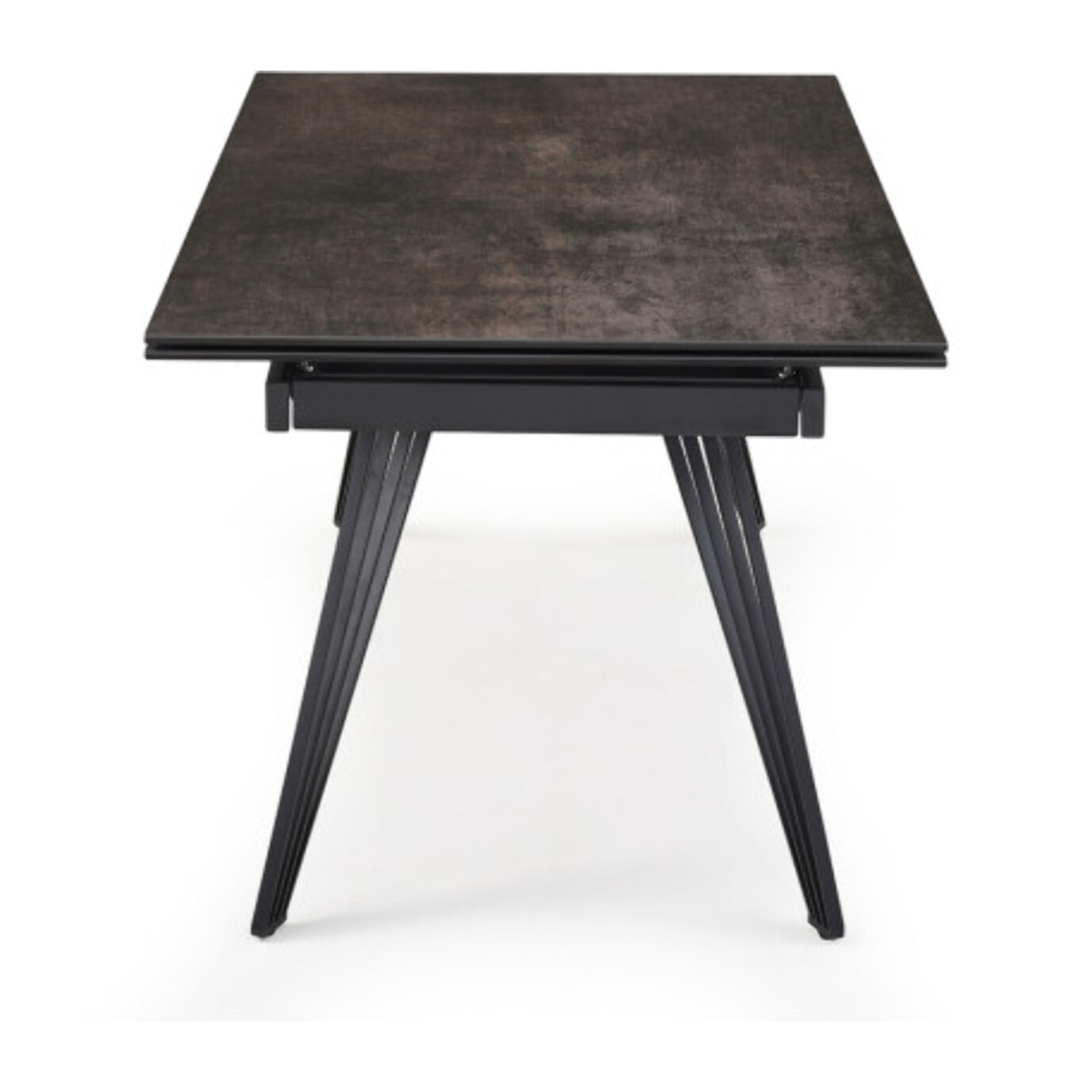 Table extensible céramique grise 180/260 cm pieds métal - UNIK