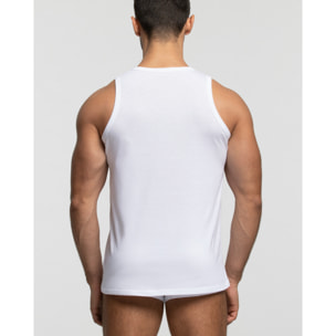 Canotta a spalla grande in cotone organico Cotton Planet vestibilità comfort