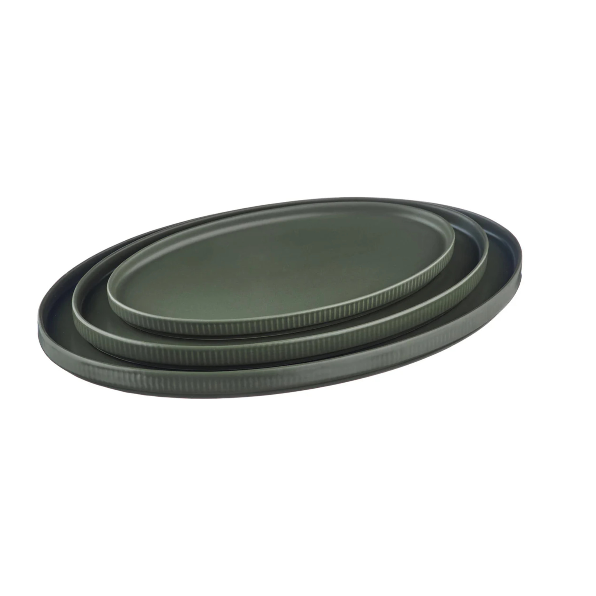 Plateau de service SCANDI - 3 pièces - Olive