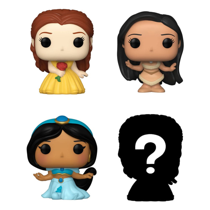 Disney Princesses Bitty Pop! Vinile Figura 4-pack Belle 2,5 Cm Funko