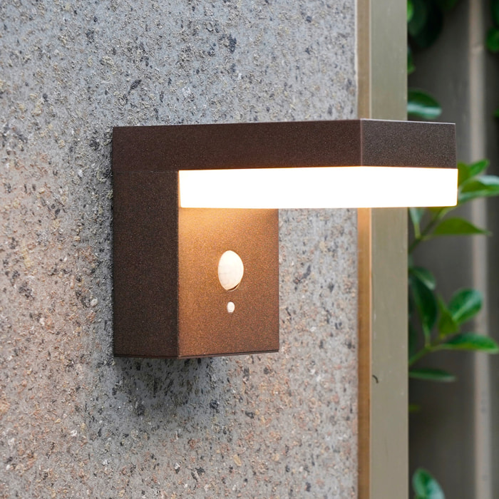 Applique murale solaire CENOVA WALL Rouille H13cm