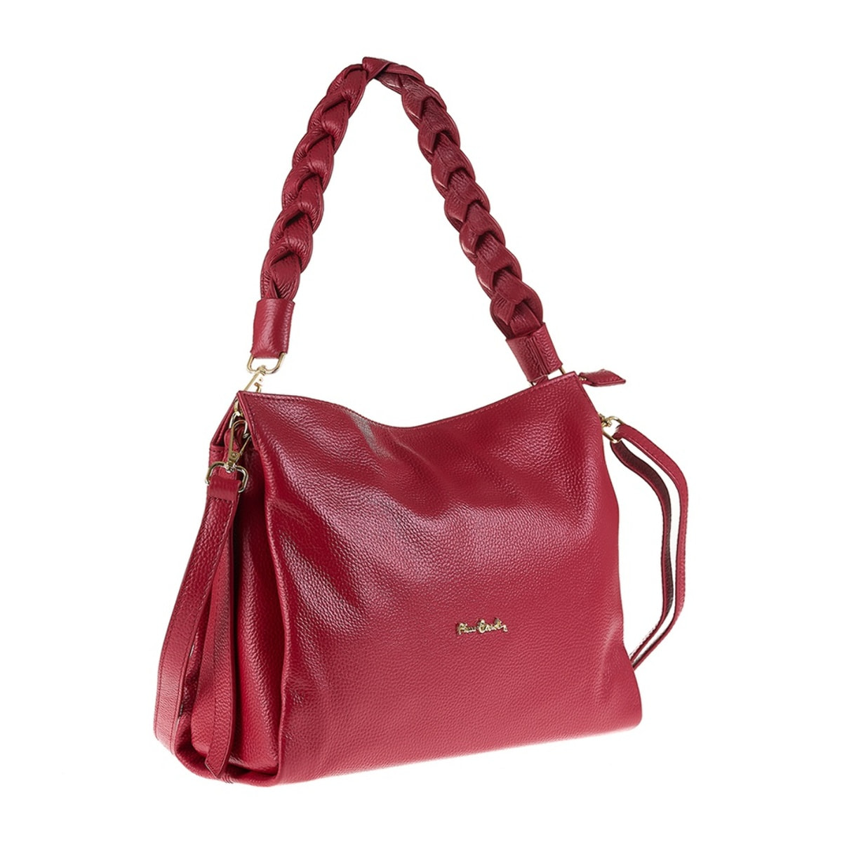 Borsa a spalla da donna Made in Italy - Modello Aurelia Elite - 100% pelle - 30.0 x 25.0 x 12.0 cm