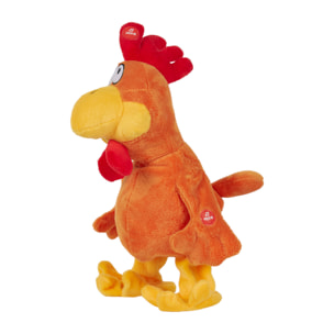 Peluche Coq Chanteur A Piles