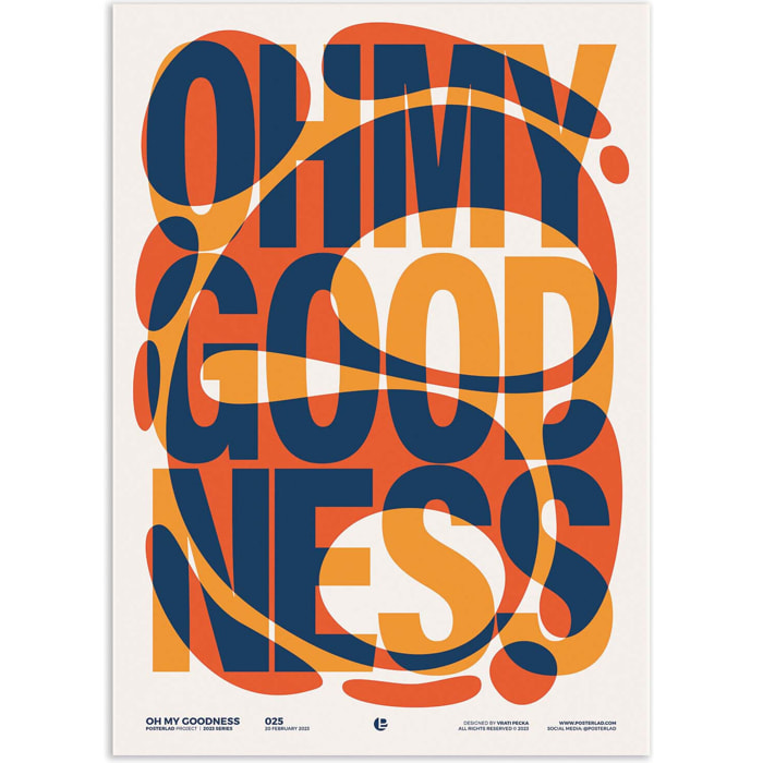 Affiche - Oh my Godness - Posterlad