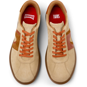 Zapatillas - CAMPER Pelotas Soller Twins - Beige - Cuero Nubuck