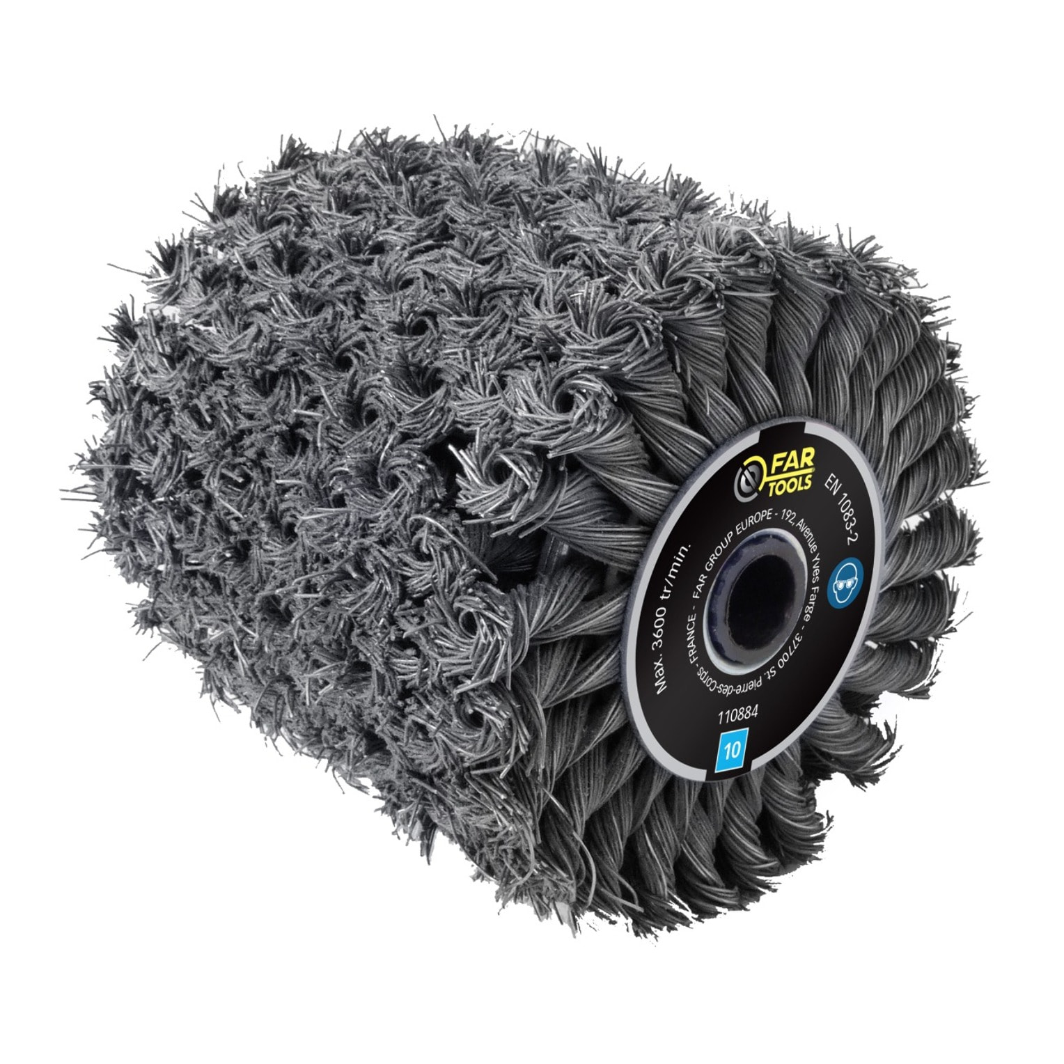 Brosse fibre métal torsadé FAR TOOLS Ø 120 mm L 100 mm - 110884